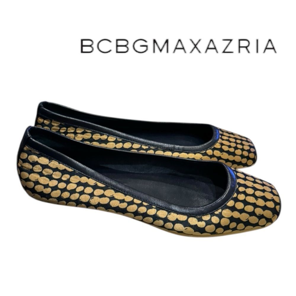 BDBGMaxAzria Women's Slip-on Square Ballet Flats 5.5